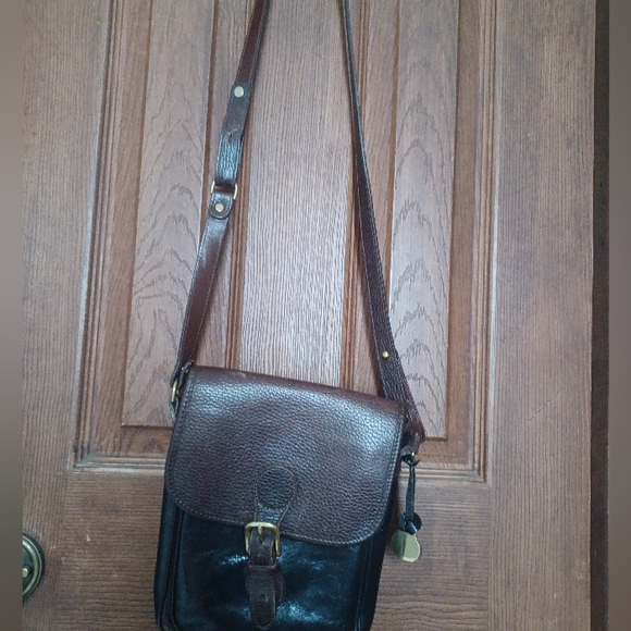 Handbags - Brahmin Brown and Black Leather Bag
